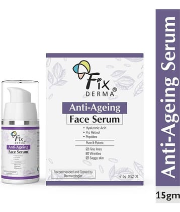 Fixderma Hyaluronic Acid Anti Ageing with Pro Retinol for Fine Lines & Wrinkle 15g, (Pack of 1)