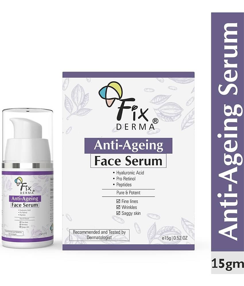 Fixderma Hyaluronic Acid Anti Ageing with Pro Retinol for Fine Lines & Wrinkle 15g, (Pack of 1)