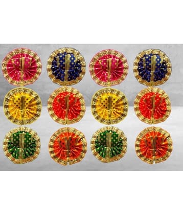 Lootnixx Laddu Gopal Multicolor Cotton Dress ( Pack of 1 )
