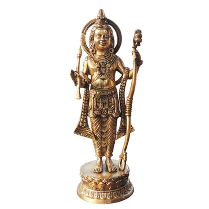 Brass Showpiece Ramlala God Idol Statue (BSMAS1738 F)