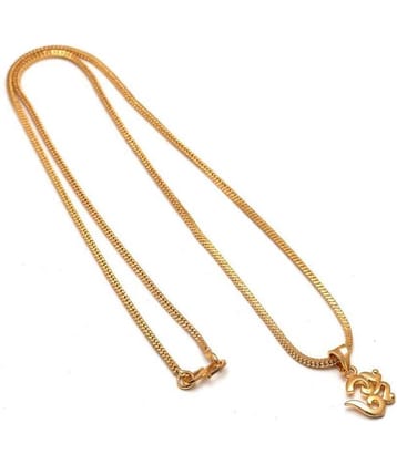 SSB CREATIVE COLLECTION Gold Plated Chains Combo ( Set of 2 )