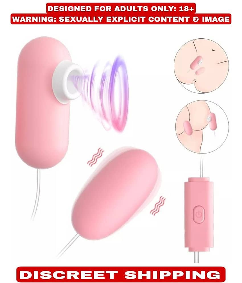 2 IN 1 SUCKER+EGG USB POWER 12 FREQUENCY VIBRATOR SEXY TOY LOW PRICE FOR WOMEN BY KAMAHOUSE