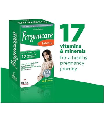 PREGNACARE- 30 tablets Pregnacare 30 gm Multivitamins Tablets
