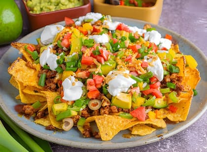 Baked Nachos Mexicana