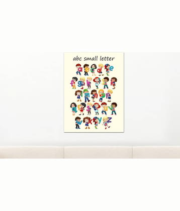 Photojaanic Small Letters abc Posters Paper Wall Poster Without Frame