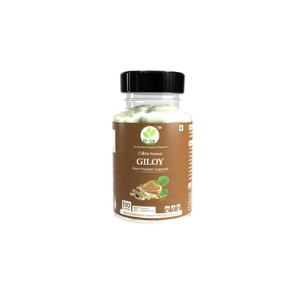 Odon Natural GILOY Capsule I Immunity Booster & Liver Support I Reduces Fever I Detoxifies the Body-120 Capsule