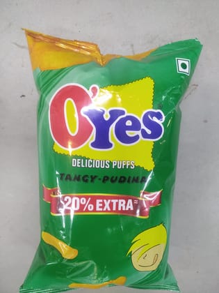 Oyes Delicious puffs Angy-pudina 20% extra Oyes Delicious puffs Angy-pudina 20% extra
