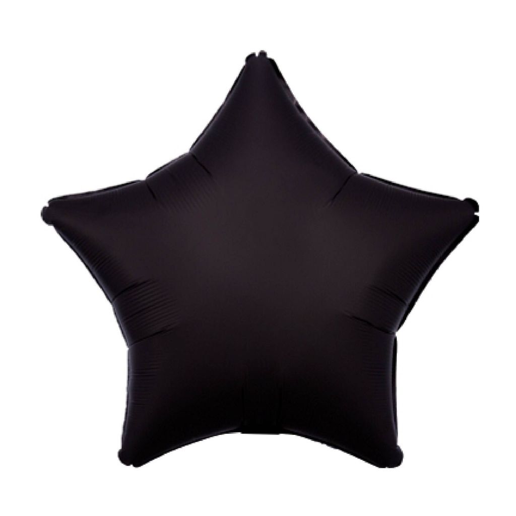 19" Matte Charcoal Black Star Balloon S15 - Party and Festive Needs | Buy online on ZillyBuy