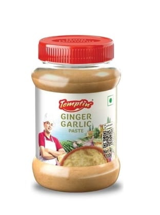 Temptin Ginger Garlic Paste, 200 gm Pet Jar