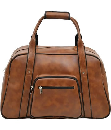 MATRICE - Tan Artificial Leather Duffle Bag