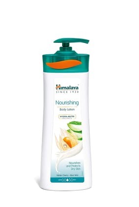 Himalaya Nourishing Body Lotion - Protects Dry Skin, Aloe Vera & Winter Cherry, 200 ml