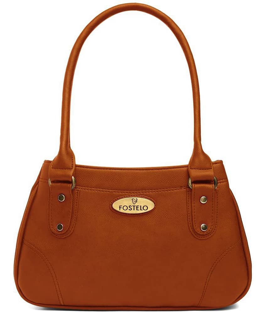 Fostelo - Tan PU Shoulder Bag