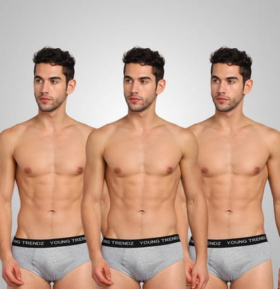 Young Trendz Men's Combo Inner Brief-S / Maroon