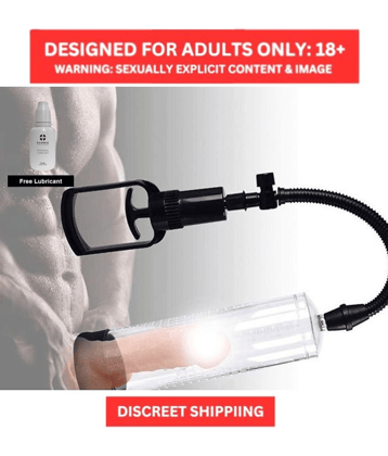 Penis Vacuum Manual power Pump Male PENS PUMP Enhancement Enlarger Pump for Men