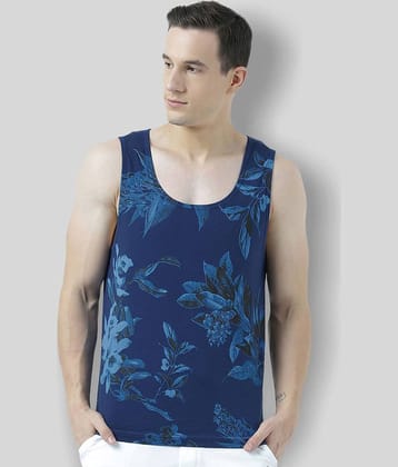 Huetrap Pack of 1 Cotton Regular Fit Men's T-Shirt ( Navy Blue )