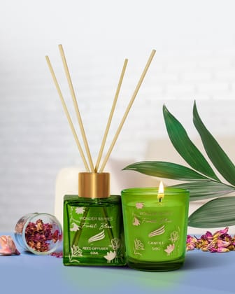 Wonder Series - Forest Bliss (Special Combo) Reed Diffuser (50ml) & Scented Candle (50g)