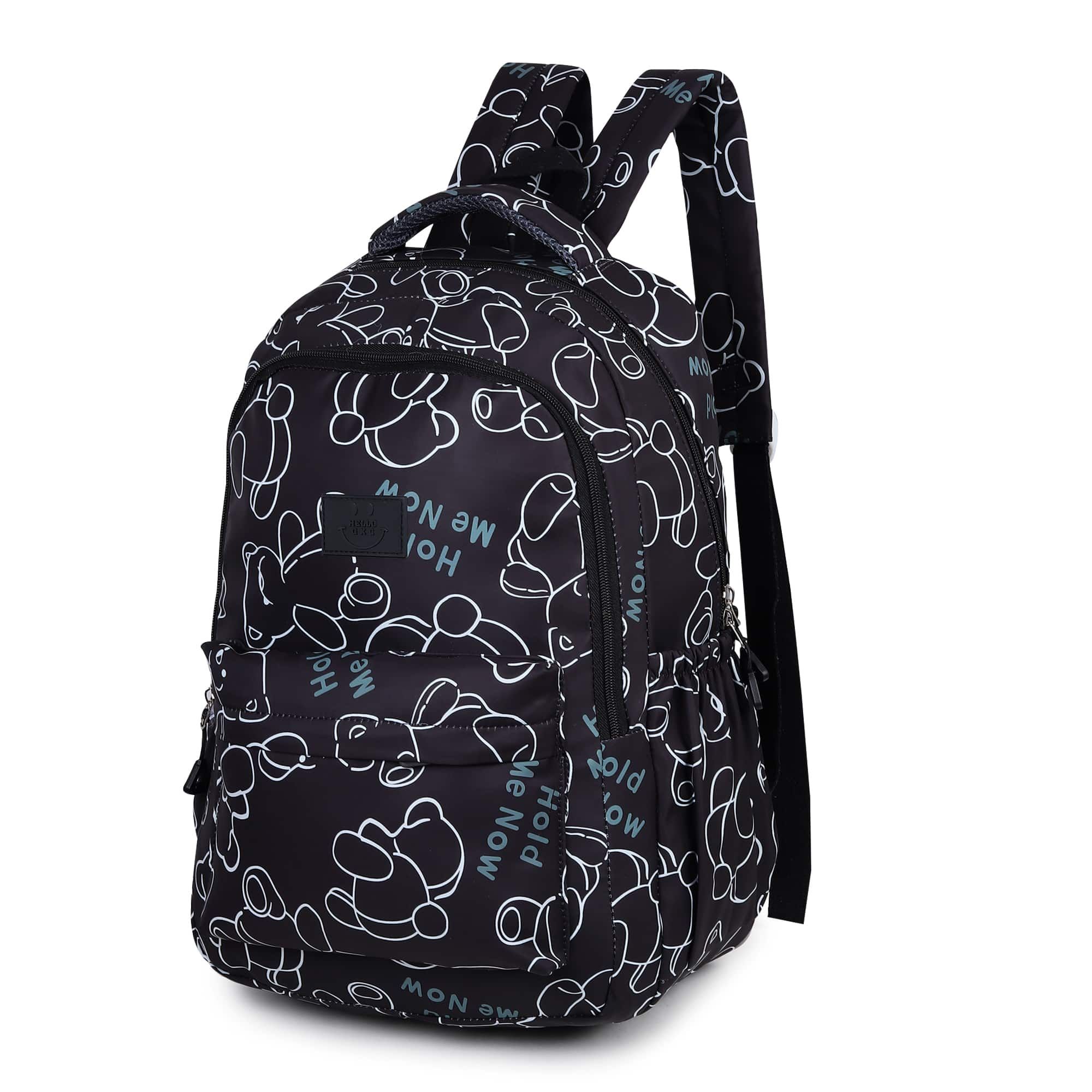Walkbag Flamenco Printed Black Backpack