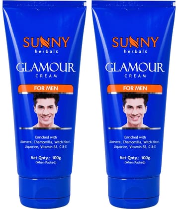 SUNNY HERBALS Glamour Cream for Men Day Cream 100 gm Pack of 2