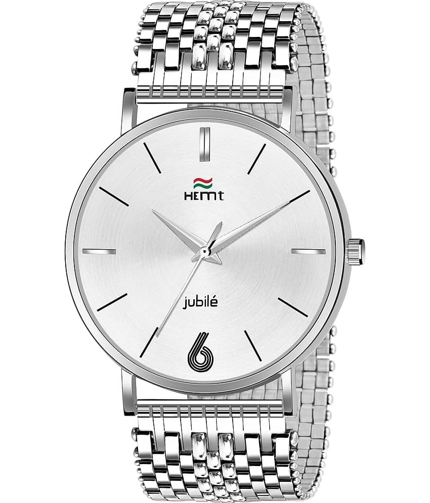 Hemt Silver Metal Analog Men's Watch