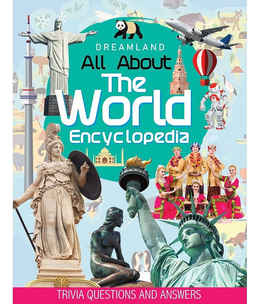 The World Encyclopedia for Children Age 5 - 15 Years- All About Trivia Questions and Answers  - Reference Book
