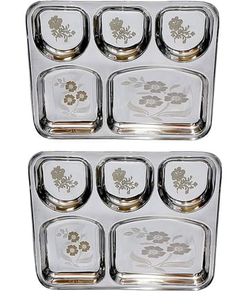 SAGER 2 Pcs Stainless Steel Partition Plate