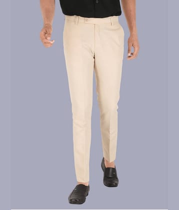 CLARE&CLARA Beige Regular Formal Trouser ( Pack of 1 )