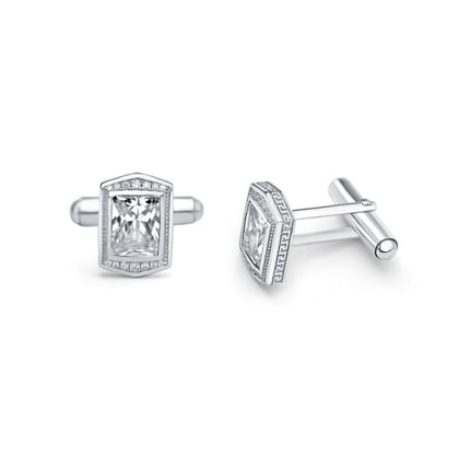 Majestic Shine 925 Sterling Silver Cufflinks for Men