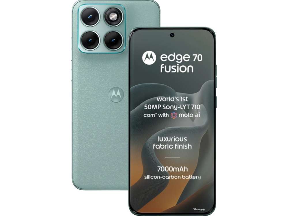 Motorola Edge 70 Fusion Smartphone, 12GB RAM, 256GB Storage - Pantone Blue Surf