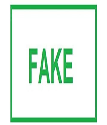 Dey 's Stationery Store Fake Pre-Inked Rubber Stamp Office Stationary Message - Fake( Green Pack of1 )