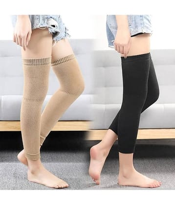Infispace Pack of 2 Unisex Woollen Leg Warmer ( Multicolor )