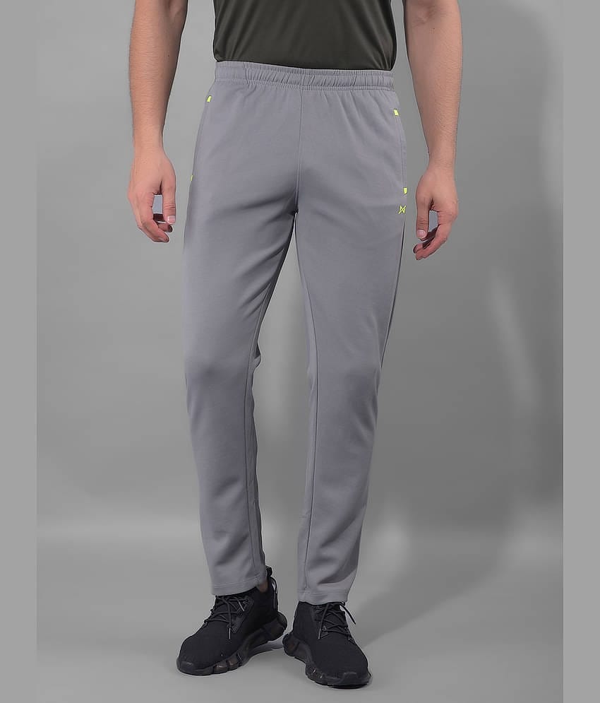 Force NXT Grey Polyester Men's Sports Trackpants ( Pack of 1 )
