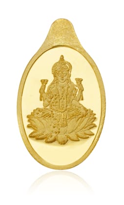 Dvara Smart Gold Coin Oval Lakshmi (22K) 2 Gms
