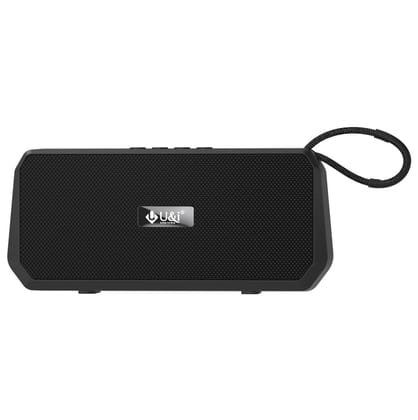 U&i Gracious Series 10W Output Portable Bluetooth Speaker | TWS Function-Black