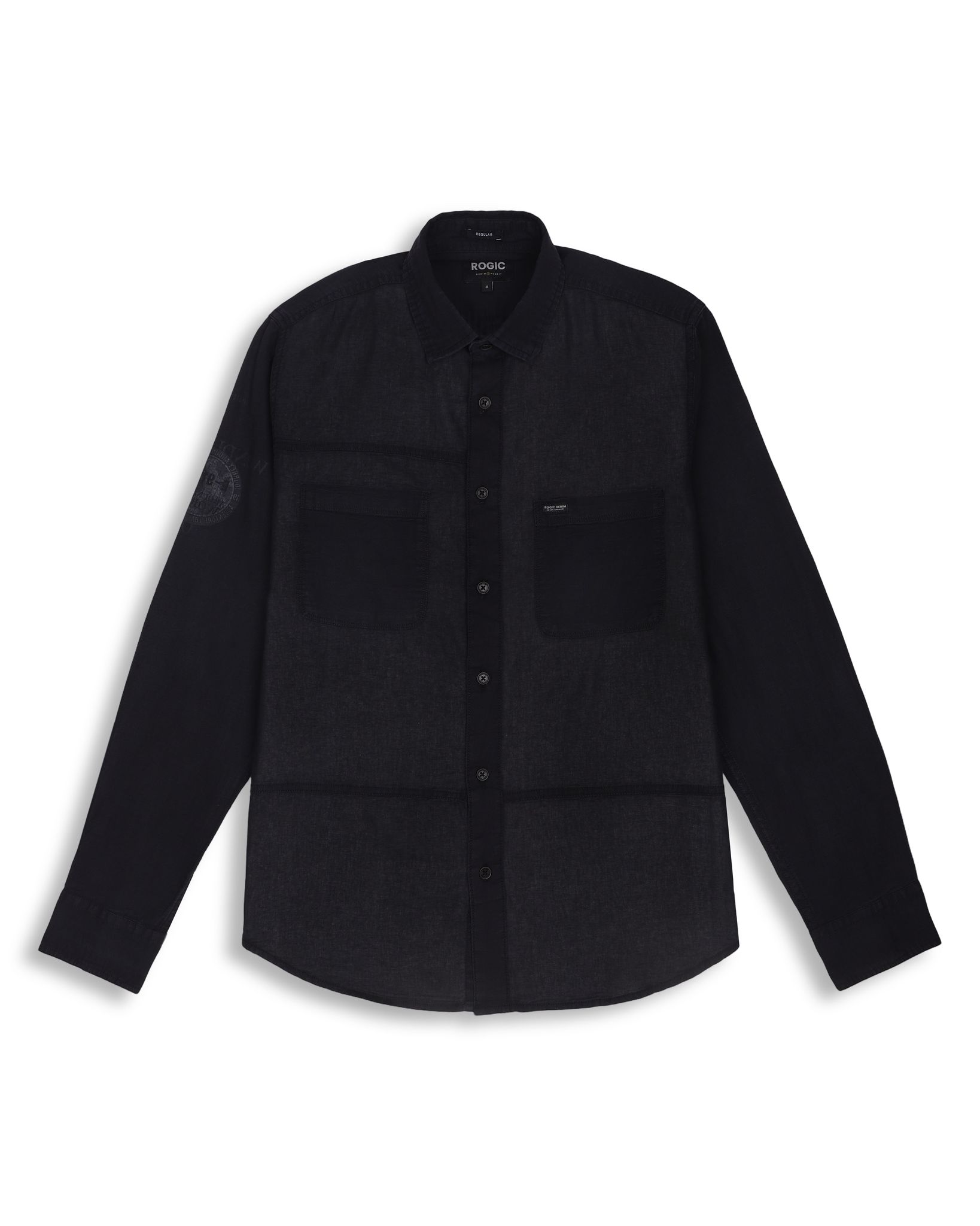 LIGHT WEIGHT SHIRT IN BLACK-M
