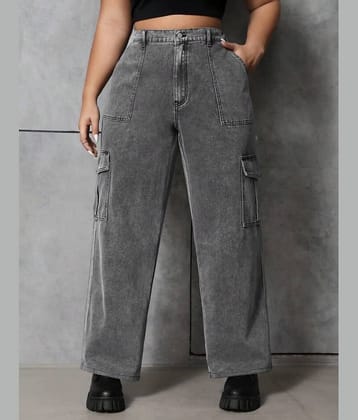 9x denims - Grey Denim Regular Fit Women's Jeans ( Pack of 1 )