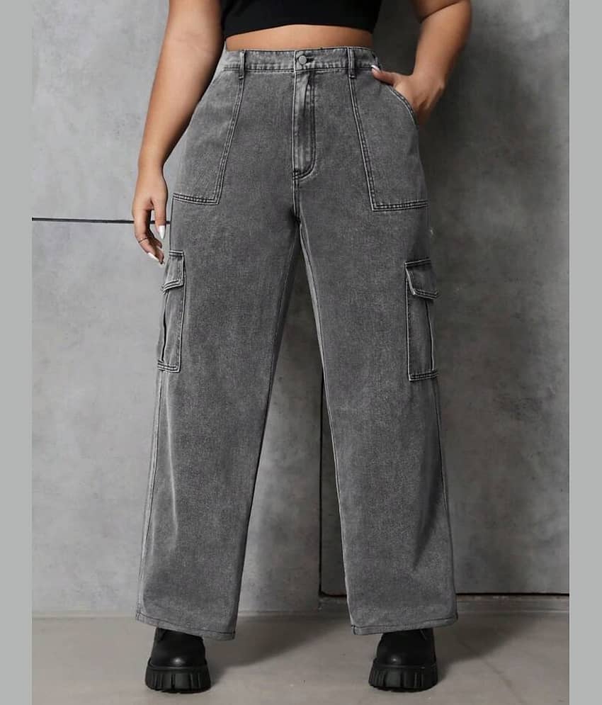 9x denims - Grey Denim Regular Fit Women's Jeans ( Pack of 1 )