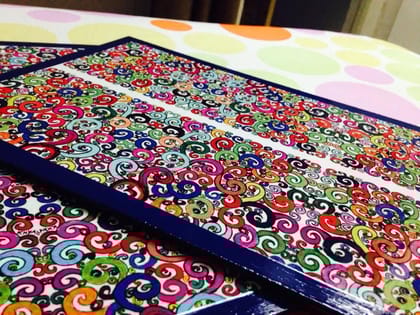 Floro-Sphere Table Mats - Set of 2