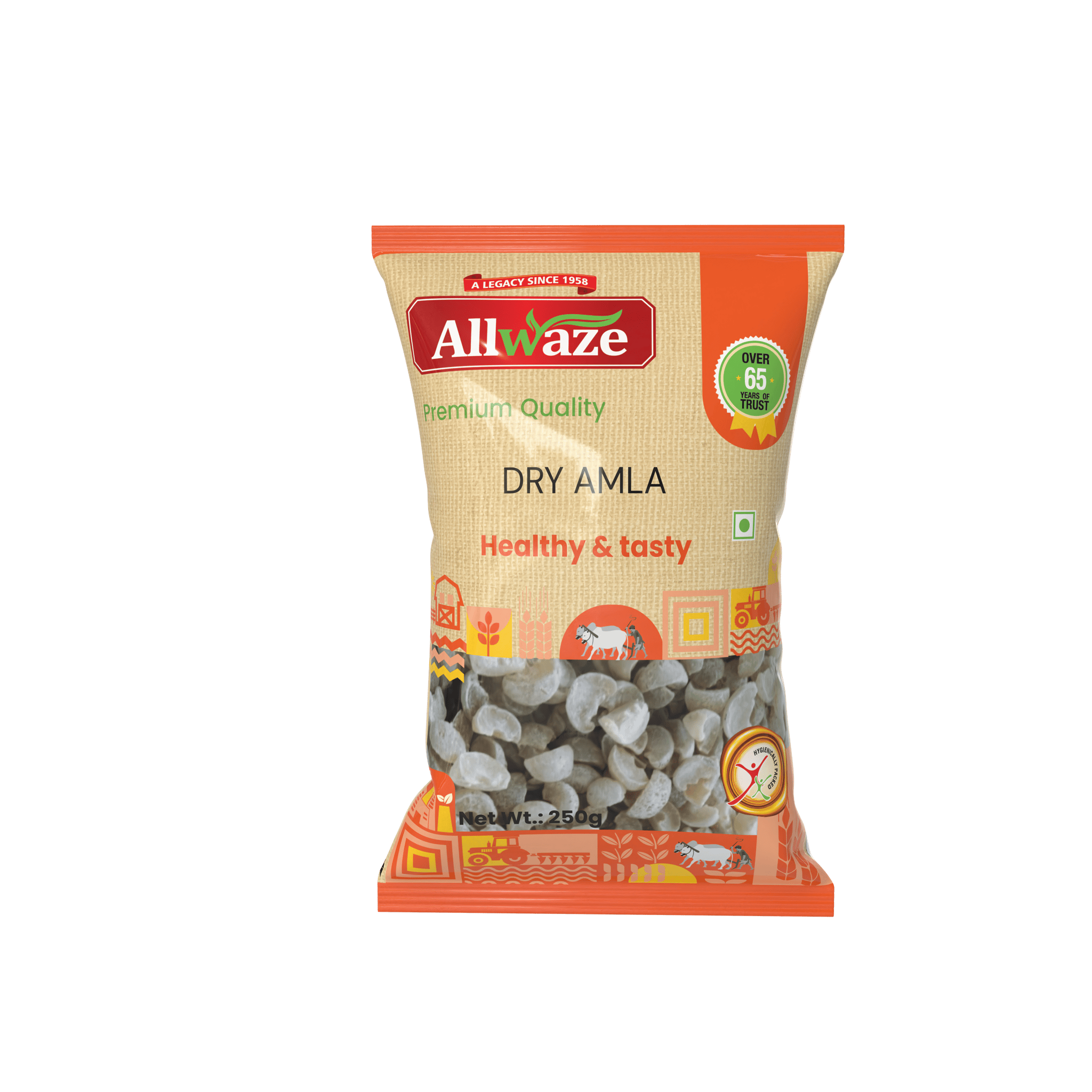 Allwaze Dry Amla 250gram