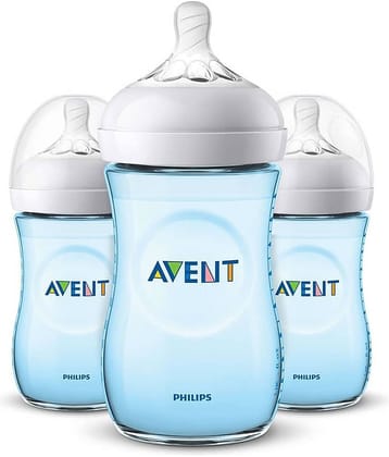 Philips Avent - 260 Blue Feeding Bottle ( Pack of 3 )
