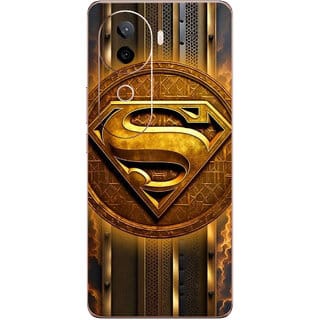 Yug Emporium Back Skin Wrap For iQOO Z9s 5G Premium Quality Full Coverage (Theme Superman) (Mobile Back Cover, Multicolor)