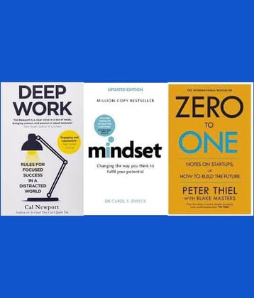 boookD Combo 27 – Deep Work + Zero to One + Mindset