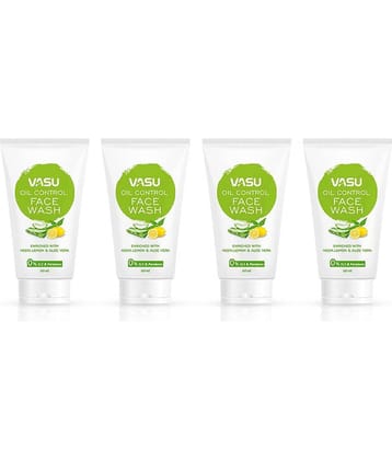 Vasu - Excess Oil Removal Face Wash For Normal Skin ( Pack of 4 )