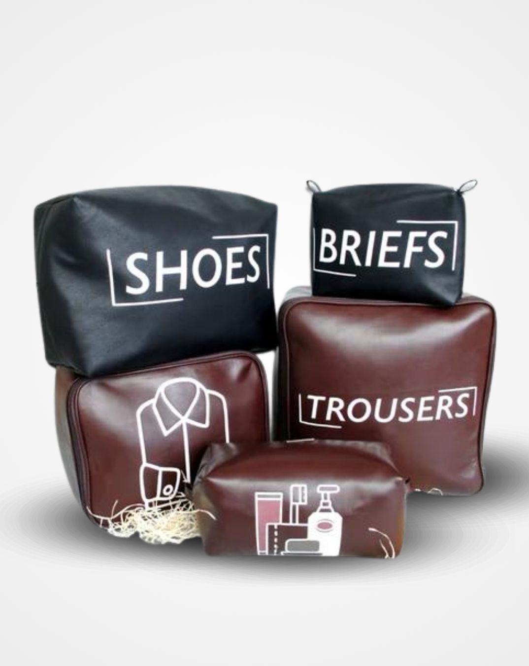 Essentials travel packing cubes of 5