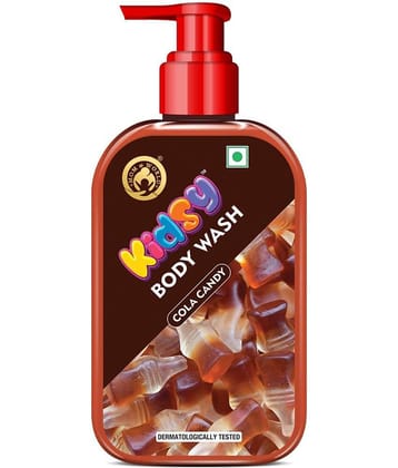 Mom & World Kidsy Cola Candy Body Wash No Tears, No SLS For KIDS, Dermatologically Tested, pH Balanced, 240 ml