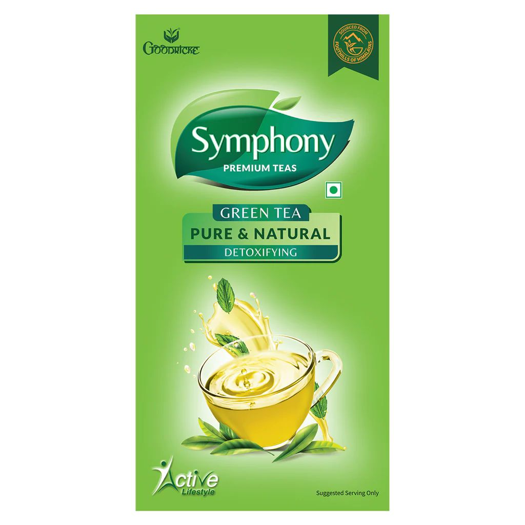 Goodricke Symphony Pure & Natural Green Tea, 100 gm (Pack of 2)
