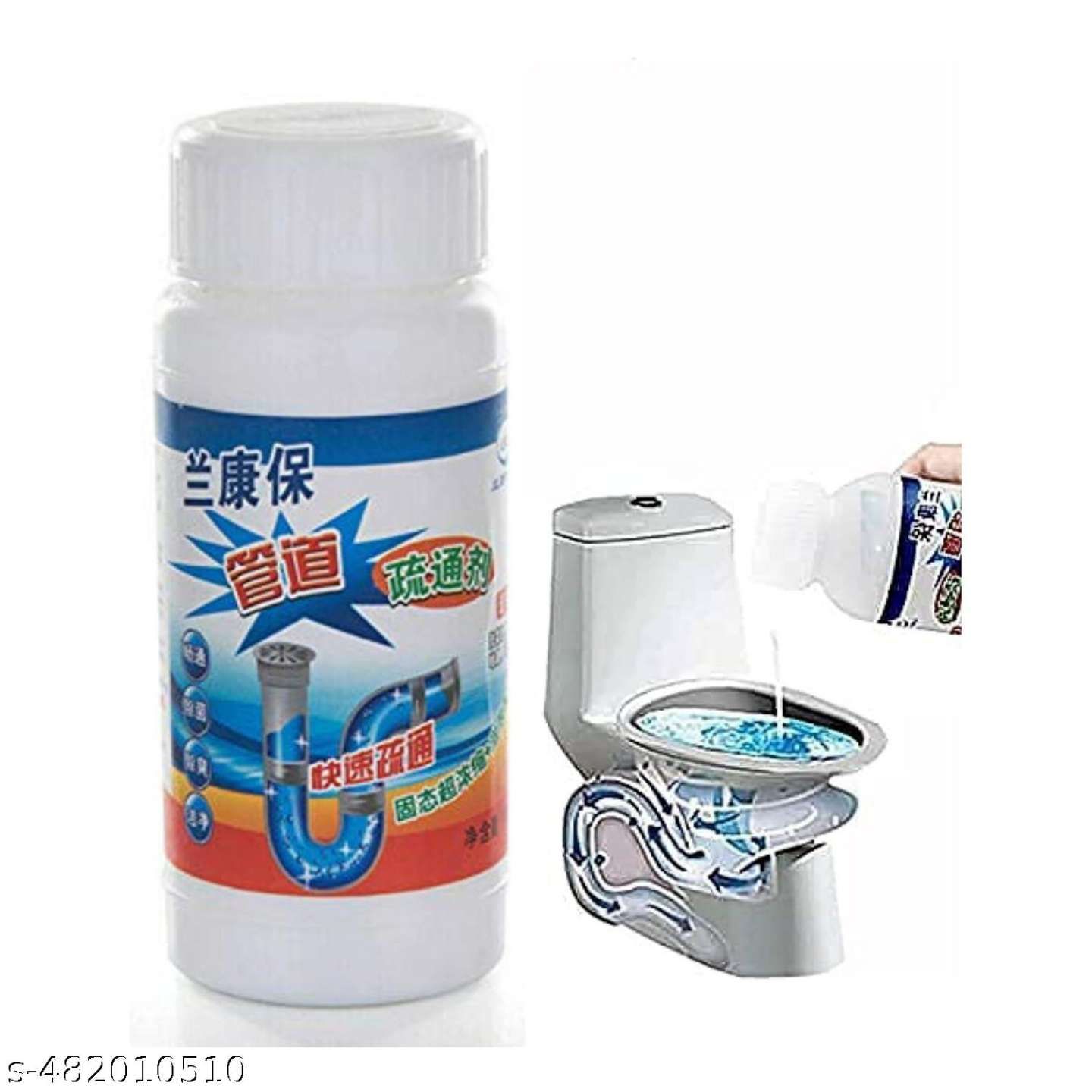 Sink & Drain Cleaner Powder White