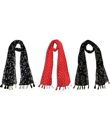 stolevilla Multi Printed Poly Cotton Yarn Stoles