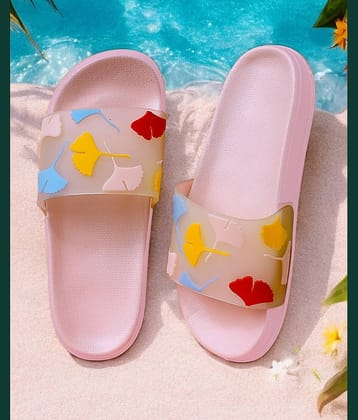 KAPANI Pink Women's Slide Flip flop