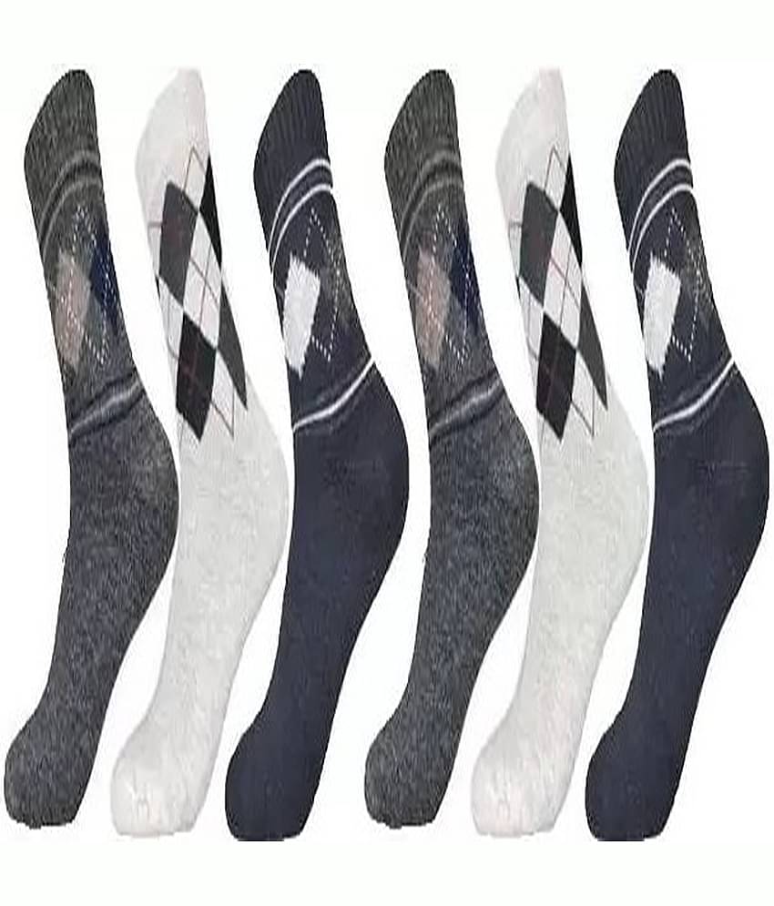 Cavenders Pack of 5 Men's Cotton Blend Ankle Length Socks ( Multicolor )