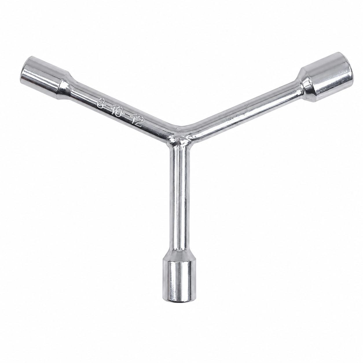 YAQWIHA Y-Shaped 3-Way Socket Wrench (8mm, 10mm & 12mm) – 3 Inch Mini Hex Socket Spanner – Y-Type Repair Tool for Bicycle, Motorcycle & Car Maintenance – Durable Tool